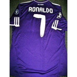 Cristiano Ronaldo Real Madrid 2010 2011 UEFA Soccer Jersey L